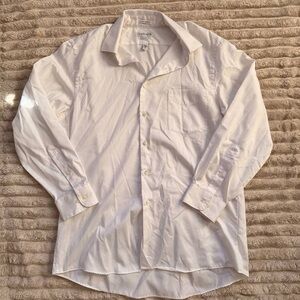 Van Heusen Cream Casual Button-Down Shirt Regular Fit